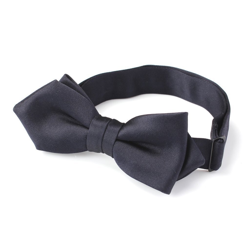 6230 Heavy Silk Cupro Pointed Bow Tie Using Japanese Fabric Made in Japan